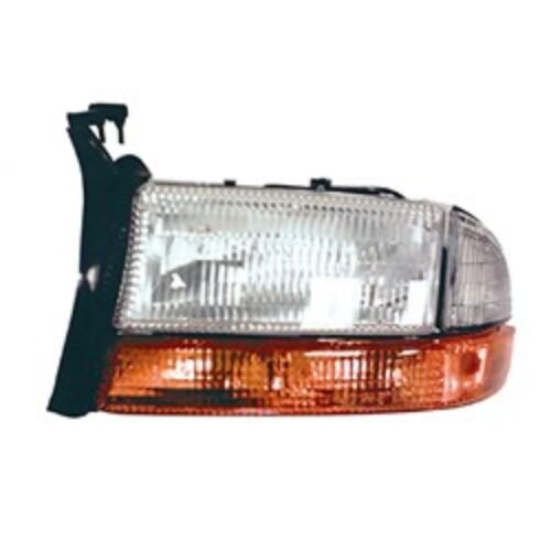 2000 DODGE DURANGO DRIVER SIDE HEADLIGHT LENS AND HOUSING – CH2502122C