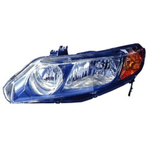2006 HONDA CIVIC_SEDAN DRIVER SIDE HEADLIGHT LENS AND HOUSING – HO2502125C