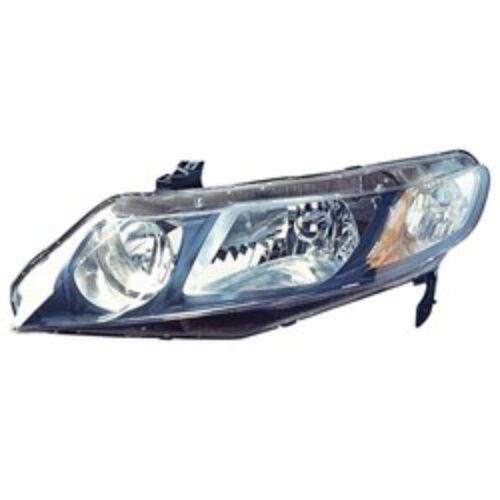 2009 HONDA CIVIC_SEDAN DRIVER SIDE HEADLIGHT LENS AND HOUSING – HO2502127C