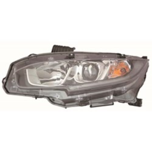 2016 HONDA CIVIC_SEDAN DRIVER SIDE HALOGEN HEADLIGHT ASSEMBLY – HO2502173C