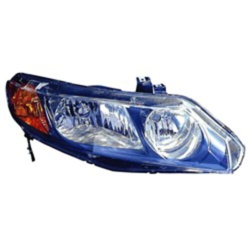 2006 HONDA CIVIC_SEDAN PASSENGER SIDE HEADLIGHT LENS AND HOUSING – HO2503125C