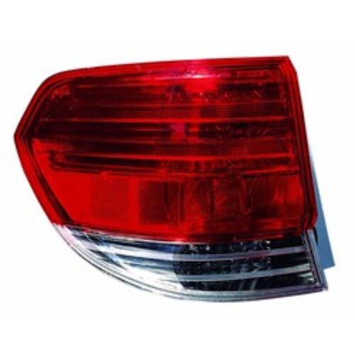 2008 HONDA ODYSSEY DRIVER SIDE OUTER TAIL LIGHT LENS AND HOUSING – HO2818134C