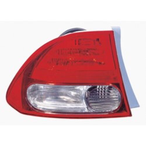 2009 HONDA CIVIC_SEDAN DRIVER SIDE OUTER TAIL LIGHT LENS AND HOUSING – HO2818138C