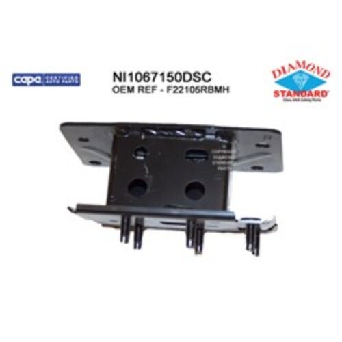 2018 NISSAN KICKS FRONT PASSENGER SIDE BUMPER IMPACT BAR BRACKET – NI1067150DSC