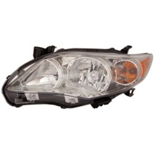 2011 TOYOTA COROLLA_SEDAN DRIVER SIDE HEADLIGHT ASSEMBLY WITH CHROME BEZEL – TO2502203C